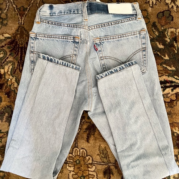ReDone X Levis High Waist Denim Jeans tiny size 24 - Picture 7 of 7